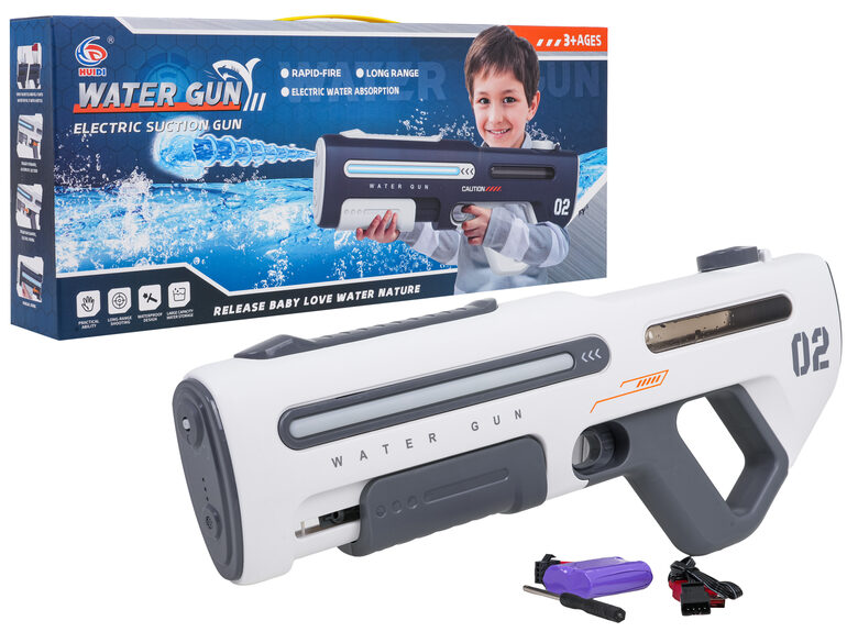 MEGA ūdens pistole balta