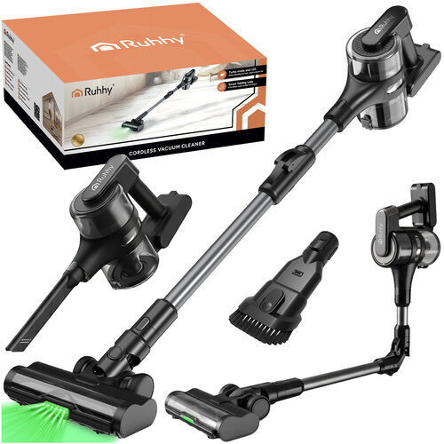 Ruhhy LunPro 400W bezvadu vertikālo putekļsūcējs