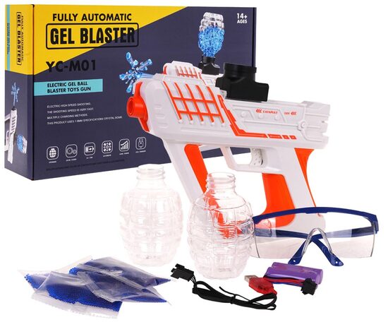 Automātiskā gēla bumbiņu pistole GEL BLASTER + piederumi 