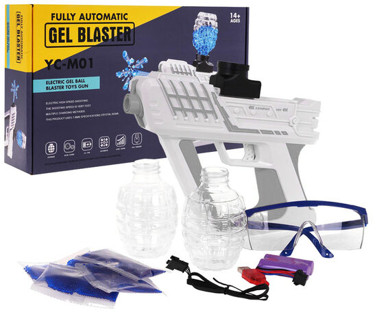 Automātiskā gēla bumbiņu pistole GEL BLASTER + piederumi