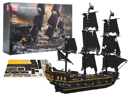 Pirātu kuģis konstruktors, 3180 gab.