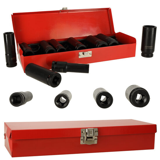 Kafuwell Triecienuzgriežņu atslēgu uzgaļi 1/2'' 10-24 mm