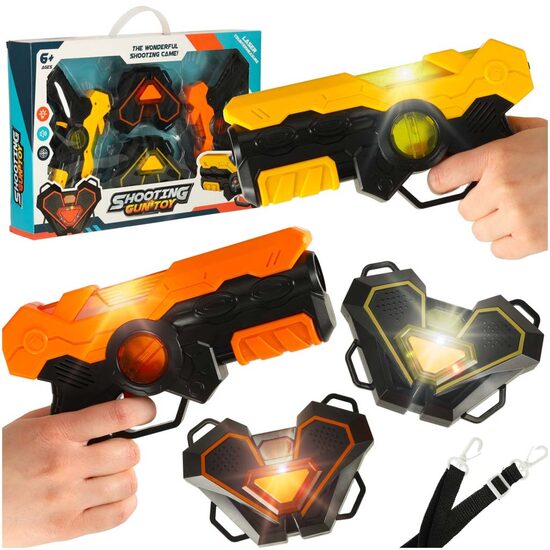 Lāzera peintbola pistoles ar interaktīviem mērķiem, Laser Tag