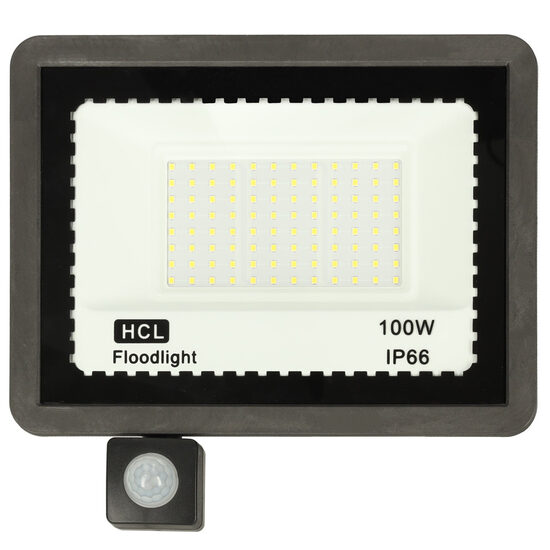 LAMPA AR KUSTĪBAS SENSORU PROŽEKTORS 100W LED
