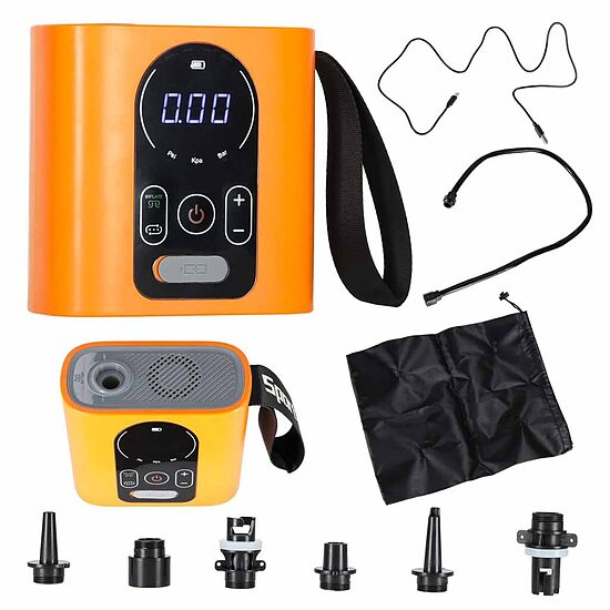 Bezvadu elektriskais sūknis SUP dēļiem un matračiem 22 PSI, 140W, USB