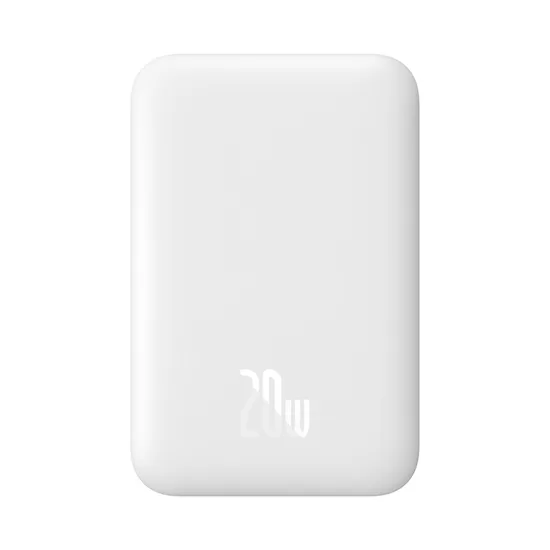 Baseus Magnetic Mini Air PPCXM06A 6000mAh 20W Power Bank with Simple Series USB-C Cable - White