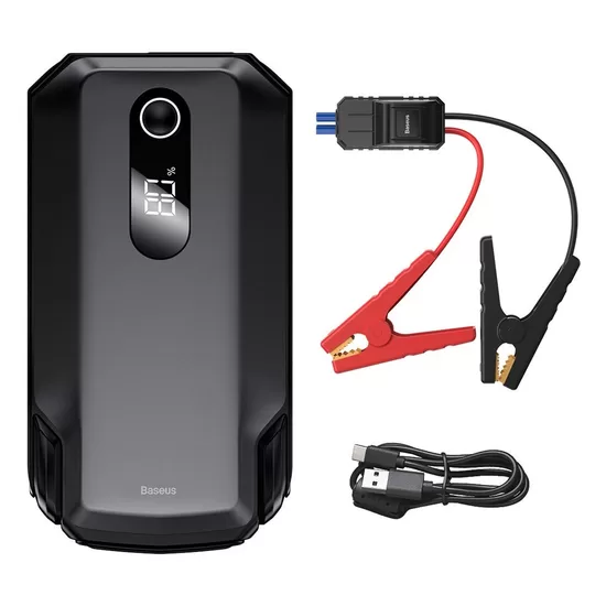 Baseus powerbank Power Starter Jump Starter starting device booster 20000mAh 12V (2000A / 1000A) + crocodile clip cables black