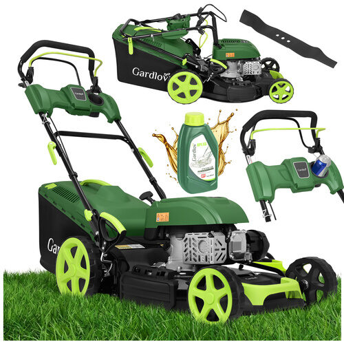 DriveXPro GARDLOV 196 cm³ 4in1 benzīna zāles pļāvējs ar piedziņu, 51 cm, 60 l grozs 