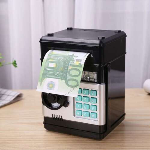 Naudas bankas seifs - elektroniskais bankomāts krājkasīte ar pin kodu Kruzzel 23545